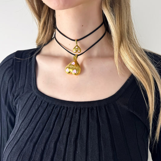 A-MORE Heart String Candy - Necklace