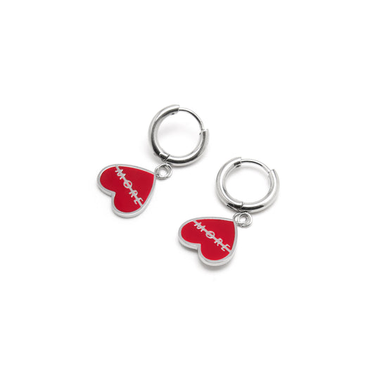 A-MORE Red Vibes - Orecchini pendenti
