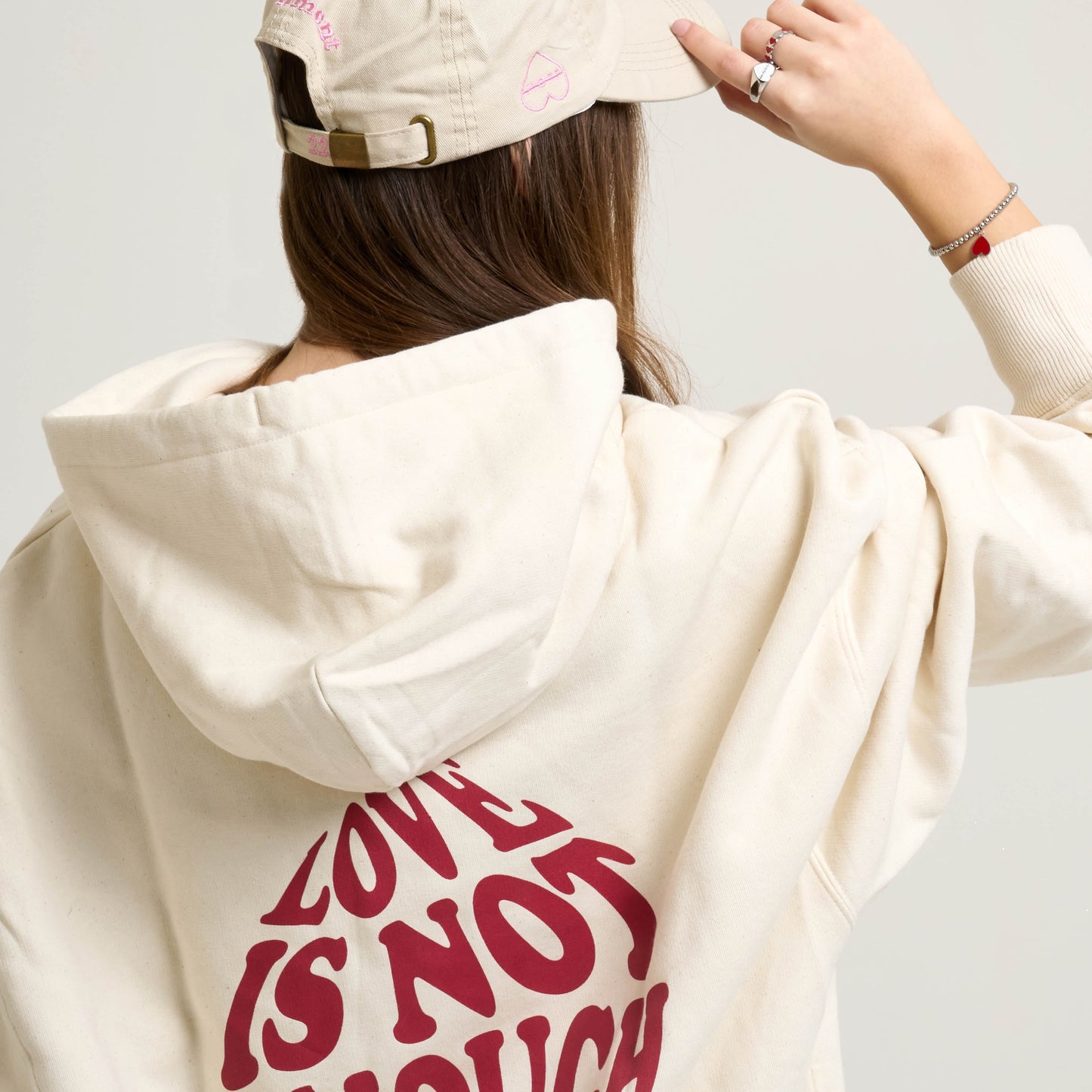 A-MORE Love Is Not Enough Heart - hoodie