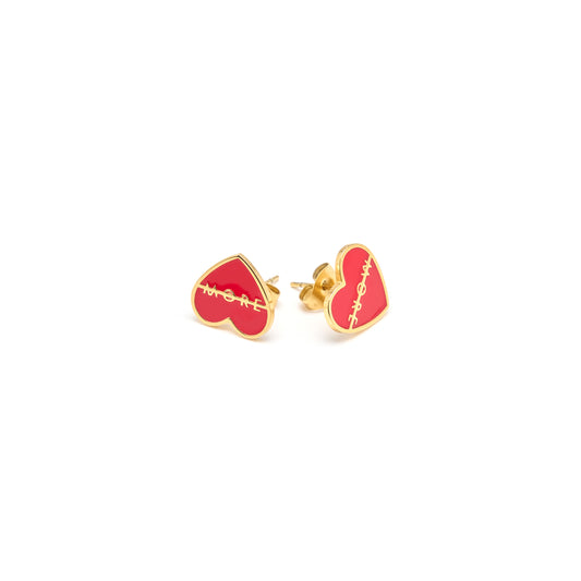 A-MORE Red Vibes - Aretes