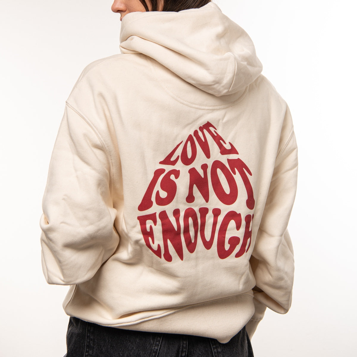 A-MORE Love Is Not Enough Heart - hoodie