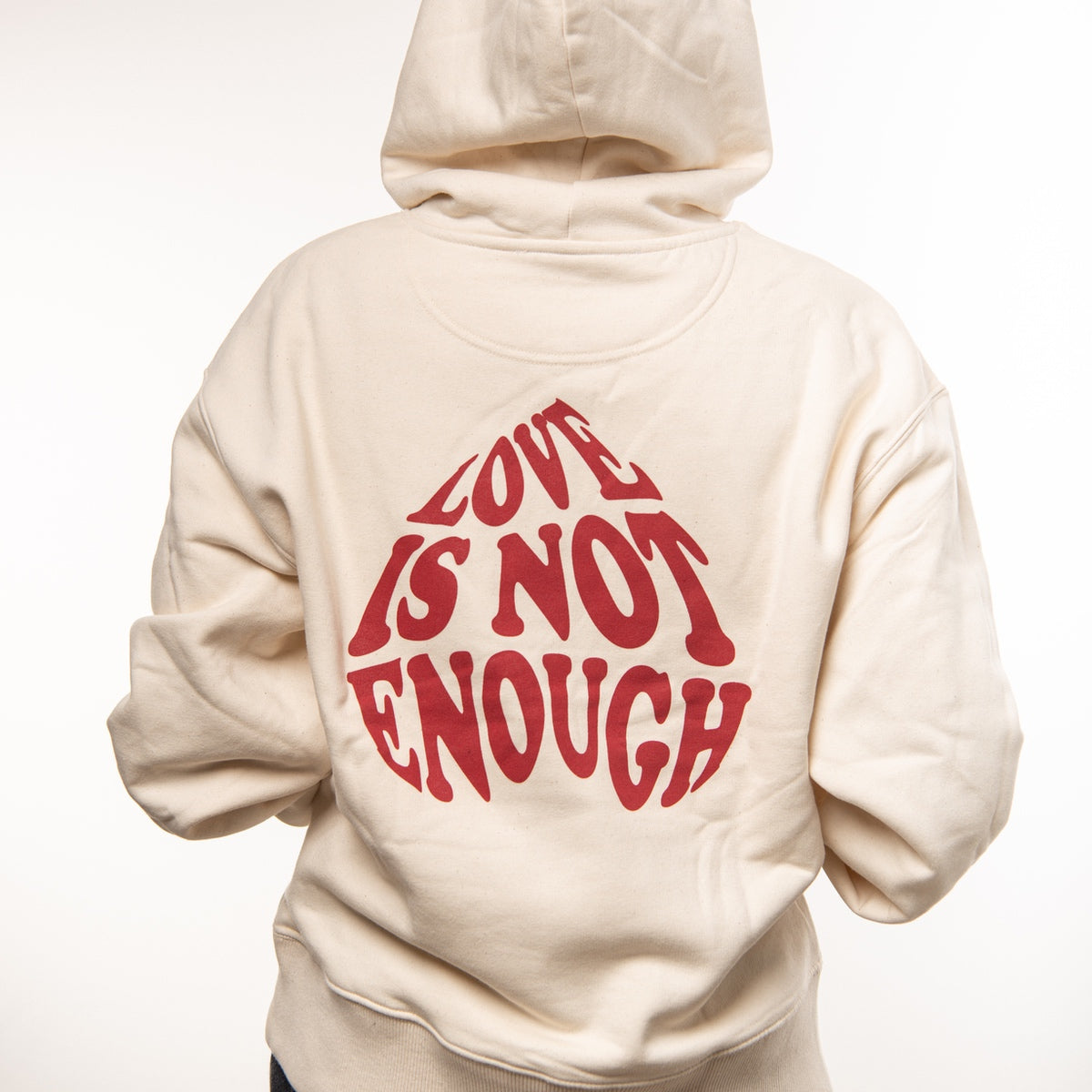 A-MORE Love Is Not Enough Heart - hoodie
